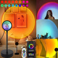 Sunset projection light remote control 16 color ambient night light, bedroom decoration background wall photography props